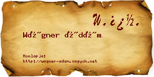 Wágner Ádám névjegykártya